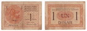 Jugoslavia - Regno di Serbia, Croazia, Slovenia - 1 Dinar 1919 - N°004,759 - P12 - Pieghe / Strappi / Macchie 
n.a.

Shipping only in Italy