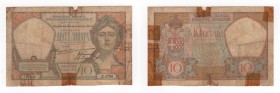 Jugoslavia - Banca Nazionale del Regno della Jugoslavia - 10 Dinara 1929 - P26 - Pieghe / Strappi / Macchie / Scotch 
n.a.

Shipping only in Italy