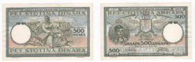 Jugoslavia - Banca Nazionale del Regno della Jugoslavia - 500 Dinara 1935 - P32 - Ondulazioni
n.a.

Shipping only in Italy