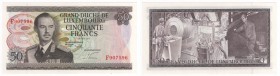 Lussemburgo - Granducato del Lussemburgo - Granduca Jean 
 Jean (1964-2000) - 50 francs - emissione del 1972 - N°serie: 907596 - Pick# 55 
FDS

Wo...