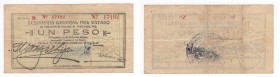 Messico - Tesoreria Generale dello Sato - 1 Peso 1913 - "Pancho Villa" - PS#0553 - Pieghe / Macchie
n.a.

Shipping only in Italy