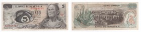 Messico - La Banca del Messico S.A. - 5 Pesos 1969 - " La Corregidora"- P62a - Pieghe / Macchie
n.a.

Worldwide shipping