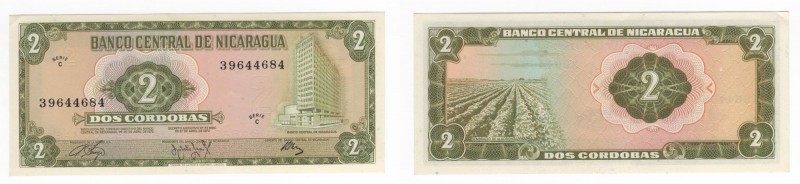 Nicaragua - Banca Centrale del Nicaragua - 2 Cordobas 1972 - Serie C n°39644684 ...