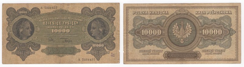 Polonia - Fondo Nazionale Polacco per i Prestiti - 10 Mila Marek 1922 - "Inflati...