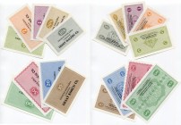 Czechoslovakia Set of 9 Banknotes "Prison Money" 1981
10,50 Haleru, 1,2,5,10,20,50,100 Korun 1981