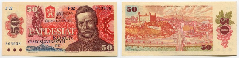 Czechoslovakia 50 Korun 1987
P# 96a
