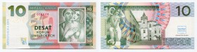 Slovakia 10 Korun 2019 Specimen "Mikuláš Galanda"
Fantasy Banknote; Limited Edition; Made by Matej Gábriš; BUNC
