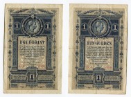 Austria 1 Gulden 1882
P# 153