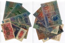 Austria Lot of 6 Banknotes 1912 - 1916
P# 49; P# 51; P# 53; P# 54; P# 55