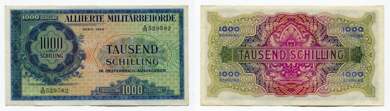 Austria 1000 Schilling 1944
P# 111; AUNC