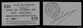 Belgium Stavelot 5 Centimes 1915
aUNC
