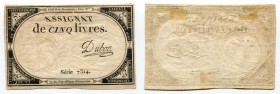 France 5 Livres 1793
P# A76; # 7314