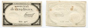 France 5 Livres 1793
P# A76; # 9416