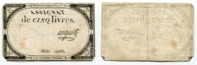France 5 Livres 1793
P# A76; # 23267