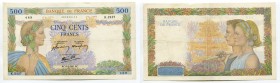 France 500 Francs 1941
P# 95; VF