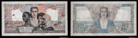France 5000 Francs 1946 Rare
P# 103c; VF