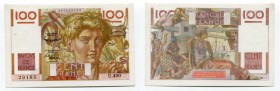 France 100 Francs 1951
P# 128d; XF-AUNC