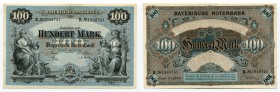 Germany - Empire Bayern 100 Mark 1900
P# S922; XF