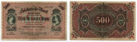 Germany - Empire Saxony 500 Mark 1911
P# S953