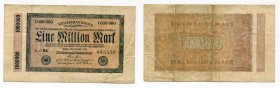Germany - Weimar Republic 1 Million Mark 1923
P# 93; F