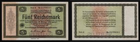 Germany - Third Reich 5 Reichsmark 1933
P# 199; UNC