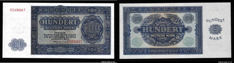 Germany - DDR 100 Mark 1948
P# 15; UNC