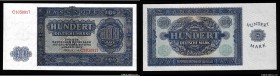 Germany - DDR 100 Mark 1948
P# 15; UNC