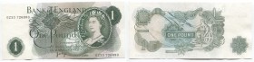 Great Britain 1 Pound 1970 - 1975
P# 374g; Sign.Page; UNC