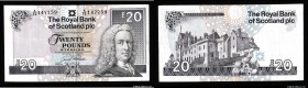 Scotland The Royal Bank 20 Pounds Sterling 1993
P# 354b; VF
