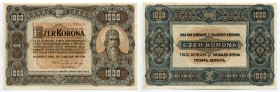 Hungary 1000 Korona 1920
P# 66a; XF