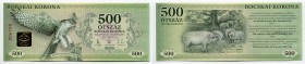 Hungary 500 Bocskai Korona 2012
Local Money; UNC; "Falcon"