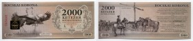 Hungary 2000 Bocskai Korona 2012
Local Money; UNC; "Cranes"