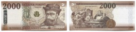Hungary 2000 Forint 2016
P# 204; UNC; "Gabriel Bethlen"