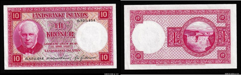 Iceland 10 Kronur 1928
P# 7t; UNC