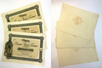 Italy Lot of 3 Bonds "Trieste Shipyard" 1919
With Coupons