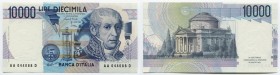 Italy 10000 Lire 1984 First Serie
P# 112a; № AA 044088 D; UNC; Sign. Ciampi & Stevani; "A. Volta"