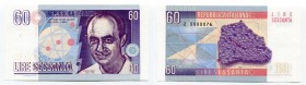 Italy 60 Lire 2016 Specimen "Enrico Fermi" Prefix "Z"
Italian physicist Enrico Fermi (1901-1954); Fantasy Banknote; Limited Edition; Made by Matej Ga...