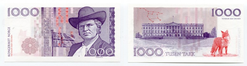 Norway 1000 Takk 2016 Specimen "Bjørnstjerne Bjørnson"
Fantasy Banknote; Limite...