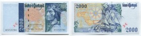 Portugal 2000 Escudos 1997
P# 189c; № B 12125780; UNC; "Bartolomeu Dias"