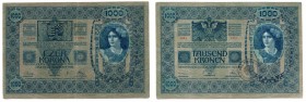 Romania 1000 Korona 1902 (ND)
P# R21; VF-