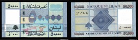 Lebanon 50000 Livres 2012
P# 94b; UNC