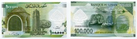 Lebanon 100000 Livres 2020
# 000033416; Polymer; 100th Anniversary of the founding of Great Lebanon; UNC