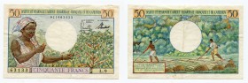 French Equatorial Africa 50 Francs 1957 - 1960 (ND)
P# 31; VF