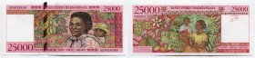 Madagascar 25000 Francs 1998
P# 82; № A 55026188; UNC
