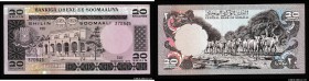 Somalia 20 Shillings 1978
P# 23a; XF