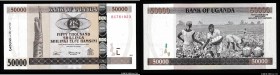 Uganda 50000 Shillings 2003
P# 47a; UNC