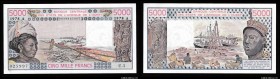 West African States Ivory Coast 5000 Francs 1979
P# 108Ab; aUNC