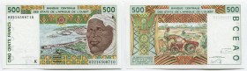 West African States Senegal 500 Francs 2002
P# 710Km; UNC