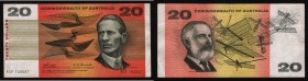 Australia 20 Dollars 1966 - 1972 Rare Early Type
P# 41c; VF