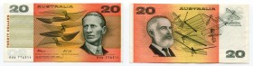Australia 20 Dollars 1991
P# 46h; Fraser & Cole; XF